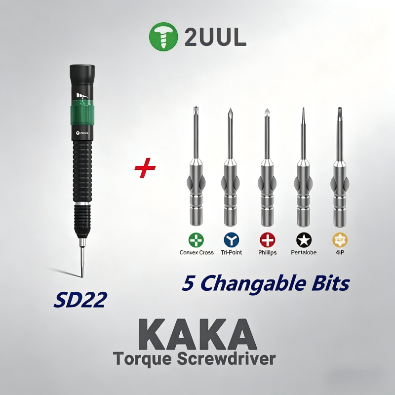 Pentalobe Screwdriver Set - 2UUL SD22 KAKA Torque Screwdriver with