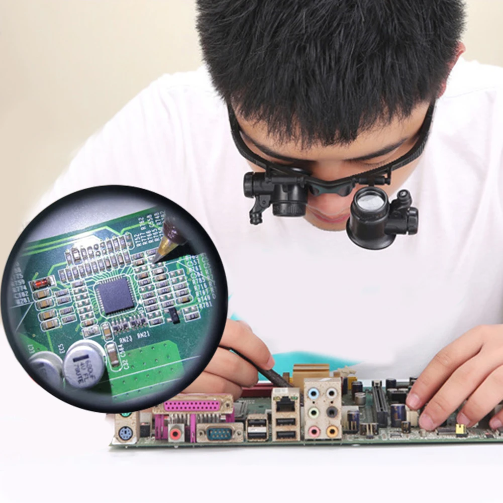 Magnifying Glasses Magnifier W - Electronics Repair Glasses 评论和价格