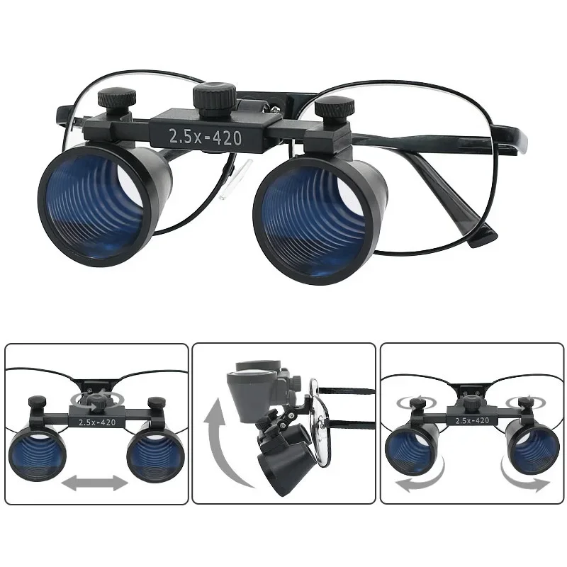 LED Binocular Headband Magnifi - Electronics Repair Glasses 评论和价格
