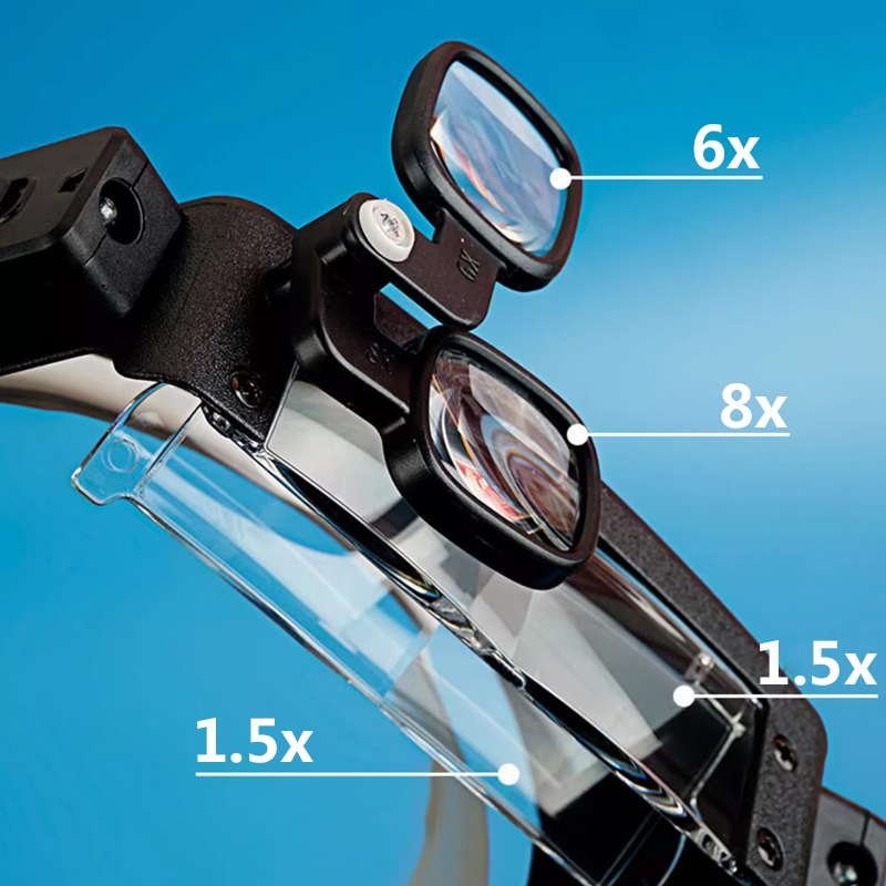 New Headband Magnifier LED Lig - Electronics Repair Glasses 评论和价格