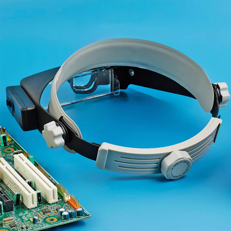 New Headband Magnifier LED Lig - Electronics Repair Glasses 评论和价格
